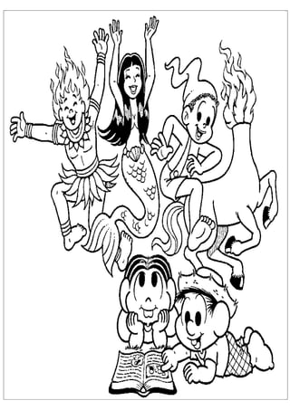 Desenhos maquete folclore