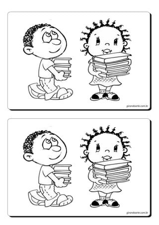 Desenhos para colorir (Afro)