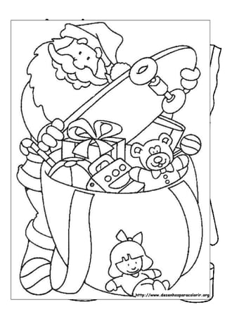 40 Desenhos de Natal para Colorir [imprimir PDF] - iEducação