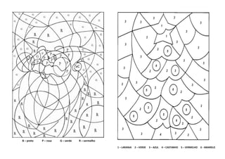 Desenho de Colorir com números: Carvalho para colorir