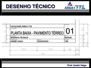 DESENHO TÉCNICO




                  Prof: André Veiga
 