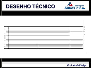 DESENHO TÉCNICO




                  Prof: André Veiga
 