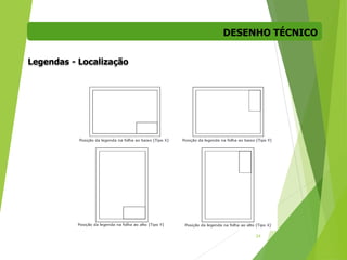DESENHO TÉCNICO
24
Legendas - Localização
 