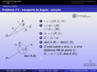 Desenho Técnico (Constr Geom)