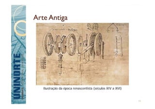 Arte Antiga
Ilustração da época renascentista (séculos XIV a XVI)
10
 