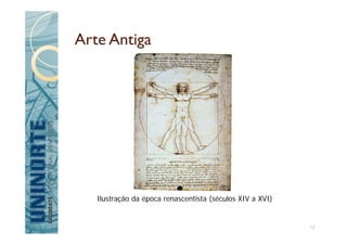 Arte Antiga
Ilustração da época renascentista (séculos XIV a XVI)
12
 
