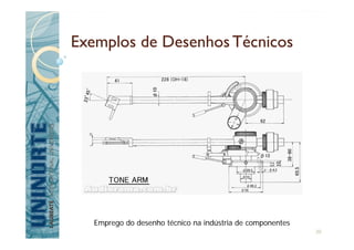 Exemplos de DesenhosTécnicos
Emprego do desenho técnico na indústria de componentes
20
 
