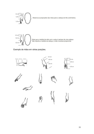 Exemplo de mãos em várias posições.
18
 