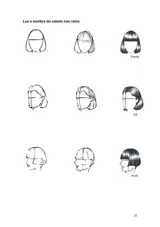 Luz e sombra do cabelo nos rotos
31
 