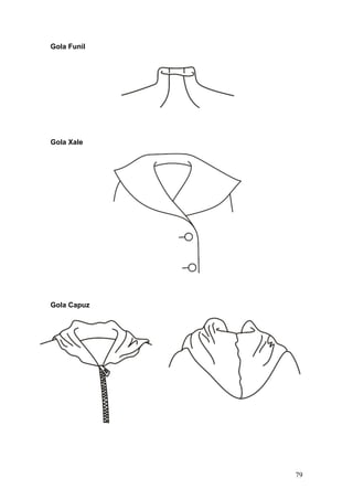 Gola Funil
Gola Xale
Gola Capuz
79
 