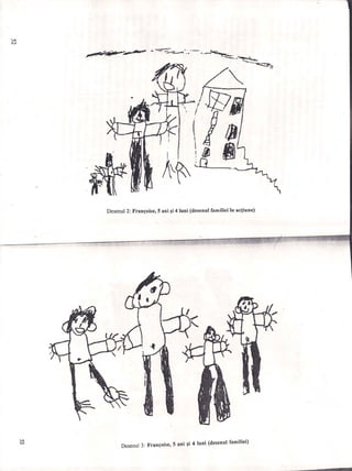 Desenul 2: Franf,:oise, 5 ani şi 4 luni (desenul familiei În acţiune)
Desenul 3: Franf,:oise, 5 ani şi 4 luni (desenul. familiei)
 