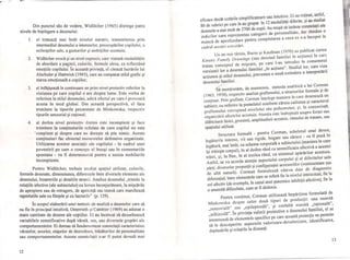 Din punctul său de vedere, Widlocher (1965) distinge patru
nivele de înţelegere a desenului:
1.
2.
3.
4.
el tratează mai întâi nivelul narativ, transmiterea prin
intermediul desenului a intereselor, preocupărilor copilului, a
neliniştilor sale, a gusturilor şi ambiţiilor acestuia;
Widlocher evocă şi un nivel expresiv, care vizează modalităţile
de abordare a paginii, culorile, formele alese, ca reflectând
emoţiile copilului. În această privinţă, el citează lucrările lui
Alschuler şi Hattwick (1943), care au comparat stilul grafic şi
starea emoţională a copiilor;
el înfăţişează în continuare un prim nivel proiectiv referitor la
viziunea pe care copilul o are despre lume. Este vorba de
referirea la stilul desenului, adică efectul pe care-I provoacă
acesta în mod global. Din această perspectivă, el face
trimitere la tipurile prezentate de Minkowska, respectiv
tipurile senzorial şi raţional;
al doilea nivel proiectiv distins este inconştient şi face
trimitere la conţinuturile refulate de care copilul nu· este
.conştient şi despre care nu doreşte să ştie nimic. Aceste
conţinuturi fac obiectul manevrelor defensive organizate.
Utilizarea acestor asociaţii ale copilului - în cadrul unei
povestirii pe care o concepe el însuşi sau în comentariile
spontane - va fi determinantă pentru a sesiza mobilurile
inconştiente.
Pentru Widlocher, trebuie studiat spaţiul utilizat, culorile,
formele desenate, dimensiunea, diferenţele între diversele elemente ale
desenului, bizareriile şi detaliile stranii. Analiza desenului "trimite la
relaţiile afective (ale subiectului) cu lumea înconjurătoare, la mişcările
de apropiere sau de retragere, de apetenţă sau teamă care marchează
raporturile sale cu fiinţele şi cu lucrurile" (p. 129).
În scopul elaborăriiunei metode de analiză a desenelor care să
nu fie în principal intuitivă, Osterrieth şi Cambier (1969) au adunat o
mare cantitate de desene ale copiilor. Ei au încercat să deosebească
variabilele semnificative după vârstă , sex, sau diversele grupări ale
comportamentelor. Ei doreau să fundamenteze constelaţii caracteristice
vârstelor, sexelor, etapelor de dezvoltare, trăsăturilor de personalitate
sau comportamentelor. Aceste constelaţii s-ar fi putut dovedi mai
12
eficace decât cotările simplificatoare sau intuitive. Ei au reţinut, astfel,
80 de rubrici pe care le-au grupat în 12 modalităţi diferite, şi au studiat
desenele a mai mult de 2700 de copii. Au reuşit să izoleze constelaţii ale
indicilor care reprezentau categorii de personalitate, dar rămâne o
muncă de aprofundare pentru completarea a ceea ce s-a început în
cadrul acestei cercet;lri.
Un an mai târziu, Burns şi Kaufman (1970) au publicat cartea
Kinetic Family Drawings (sau desenul familiei în acţiune) în care
tratau conceptul de mişcare, pe care l-au introdus în consemnul
versiunii lor a desenului familiei "în acţiune". Studiul lor, care viza
acţiunea şi stilul desenului, prevestea o nouă extindere a interpretării
desenului familieî.
~enţionăm, de asemenea, metoda analitică a lui Corman
(1965, 1970), respectiv analiza grafismului, a structurilor formale şi de
conţinut. Prin grafism, Connan înţelege maniera în care desenează un
subiect, cu referire la postulatul conform căruia calitatea şi caracterul
grafismului corespund nivelului său psihomotor, şi, în consecinţă,
organizrlrii afcctelor acestuia. Atenţia este îndreptată asupra forţei sau
slăbiciunii liniei, grosimii, amplitudinii acesteia, ritmului de trasare, sau
spaţiului utilizat.
Structura formală - pentru Corman, scheletul unui desen,
legăturile interne, vii sau rigide, bogate sau sărace - va fi pusă în
legătură, mai întâi, cu schema corporală a subiectului (maniera în care
îşi trăieşte corpul), în al doilea rând cu semnificaţia afectivă a acestei
trăiri, şi, în fine, în al treilea rând, cu sistemul apărărilor acestuia.
Astfel, se va acorda atenţie aspectului corpului şi al diferitelor sale
părţi, diverselor proporţii şi configuraţiei accesoriilor (vestimentare sau
de altă natură). Connan formulează câteva date de diagnostic
diferenţial, între elementele care se referă fie la nivelul intelectual, fie la
cel afectiv (de exemplu, În cazul unei puternice inhibiţii afective), fie la
o anumită dificultate, cum ar fi dislexia.
Pentru conţinut, Corman utilizează împărţirea formulată de
Minkowska despre celor două tipuri de producţii: una numită
"senzorială" sau "epileptoidă", şi cealaltă numită "raţionaIă",
"schizoidă". În privinţa valorii proiective a desenului familiei, el se
interesează de elementele specifice pe care această proiecţie ne permite
să le descoperim: aspectele valorizare-devalorizare, identificarea,
deplasările şi relaţiile la distanţă.
13
-
 