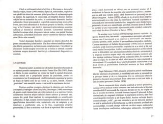Când se utilizează tehnica lui Kos şi Biermann a desenului
familiei vrăjite, Royer (1995) remarcă faptul că, neîncrezător, copilul nu
este păcălit de obicei de consemn, ştiind prea bine că va desena propria
sa familie. Ea sugerează, în consecinţă, să integrăm desenul familiei
vrăjite într-un ansamblu de probe, în continuarea desenului familiei
subiectului. Royer precizează că ea preferă consemnul mai precis al lui
Porot, care cere subiectului să deseneze propria sa familie, celui mai
vag, al lui Corman, care iscă să sporească neîncrederea anumitor
subiecţi şi travesti-ul desenului acestora. Consemnul desenului
familiei în acţiune oferă, din punctul său de vedere, mai puţină libertate
subiectului, solicitând desenarea tuturor membrilor familiei tăcând
ceva (fără a uita vreunul).
Testul desenului familiei a suscitat un interes deosebit din
partea cercetătorilor şi c1inicienilor. El a făcut obiectul studiilor realizate
din diferite perspective, nu întotdeauna complementare. Cercetătorii şi
c1inicienii insistă asupra necesităţii de a realiza o sinteză a datelor
existente asupra desenului familiei şi a dimensiunii diagnostice a
acestuia.
2. Contribuţie
Numeroşi autori au menţionat că studiul desenelor efectuate de
un subiect permite cunoaşterea acestuia. Pentru Kim Chi (1989), foaia
de hârtie în sine constituie un stimul de bază În cadrul desenului.
Acest stimul are o proprietate anume de pasivitate, pentru că
examinatorul nu îl menţionează când formulează consemnul şi pentru
că foaia de hârtie este de uz curent şi, ca atare, banală. Această
"pasivitate" este esenţială pentru că ea incită la exprimarea de sine.
Pentru a explica recurgerea la desen în căutarea unei mai bune
cunoaşteri şi înţelegeri a lumii copilului, Boulanger (1990) reaminteşte
că, pentru copil, desenul este un mijloc natural de a se exprima. Ea reia
constatarea istorică asupra relaţiei dintre subiect şi desenul său,
acesta din urmă fiind realizat în corespondenţă cu semnficanţii
subiectului. În fapt, aceasta exteriorizează prin calităţile desenului său
specificitatea dezvoltării sale, tentativele sale de adaptare şi de
rezolvare a conflictelor sale, şi, În fine, organizarea propriei
personalităţi. El face cu mult mai mult decât să reproducă fidel un model
16
atunci când desenează un obiect sau un personaj anume, el îl
modelează în funcţie de propriile sale caracteristici psihice. Aceasta
este cu atât mai valabil atunci când desenează un personaj sau un
obiect imaginat. Aubin (1970) afirmă, şi el, că prin desen copilul
exteriorizează ceva din viaţa lui interioară. Această exprimare se
relizează prin intermediul simbolurilor, imaginilor care răinân foarte
personale, şi care au o semnificaţie specifică. Desenul poate fi definit
--ca purtător al unei reprezentări a procesului psihic relatând avatarurile
unei relaţii de obiect (Decobert şi Sacco, 1995).
În acealaşi sens, Corman (1970) înţelege desenul copilului - în
special desenul liber, fără model - ca prezentare a percepţiei sale despre
IUl1lea care-l Înconjoară ~i. ca expn:sie a universului său interior.
Desenul permite, astfel, accesul la personalitatea integrală a copilului.
Corman aminteşte că Juliette Boutonnnier (1959) scria că desenul
copilului arată maniera personală a copilului de a se simţi şi de a-şi
simţi mediul înconjurător. Astfel, analiza producţiilor grafice oferă
acces la dificultăţile care jalonează dezvoltarea afectivă a subiectului şi
la impactul acestora asupra vieţii sale actuale şi asupra manierei sale
de-a înţelege realitatea. Corman afirmă că desenul liber, fie executat de
către un copil, fie de către un adult, oferă acces la viaţa conştientă şi
inconştientă. El consideră, deci, total îndreptăţită examinarea celor
două nivele şi posibilitatea distincţiei acestora pe baza analizei
desenului.
După Debienne (1968), tehnicile proiective permit manifestarea
trăirilor interioare ale persoanei, a modalităţii sale unice şi personale de
a percepe lumea şi de a o interpreta. Cei ce utilizează tehnicile
proiective încearcă să-şi croiască drum către ceea ce este mai intim şi
unic în cadrul persoanei (Muller, 1958).
Într-o comparaţie între situaţia analitică şi testele proiective,
Anzieu (1973) notează că acel consemn care lasă subiectului o libertate
considerabilă îl antrenează, fie că acesta doreşte sau nu, fie că ştie sau
nu, să se auto-dezvăluie. Această libertate impusă îl plasează în faţa
dorinţei sale, şi a angoasei referitoare la exprimarea acesteia, date fiind
constrângerile mediului şi ale Supra-Eului. Anzieu vorbeşte despre
această situaţie "vidă", "pe care subiectul o are de înfruntat apelând
nu atât la aptitudinile şi la inteligenţa sa, cât la resursele profunde ale
personalităţii. Această situaţie vidă are ca efect asupra subiectului
testat însufleţirea conflictelor psihologice subiacente, declanşarea
17
il
li
fl
 