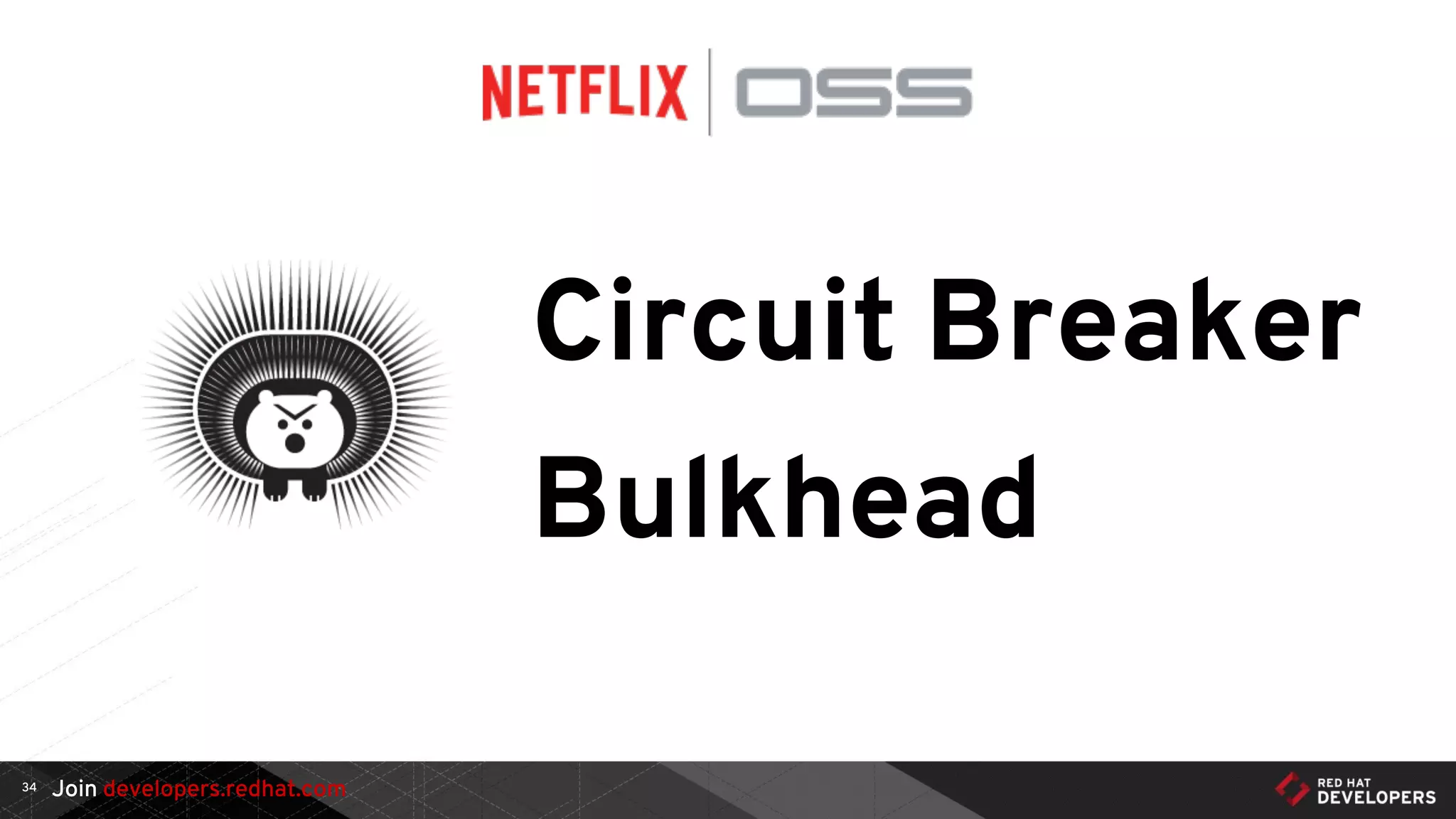 Join developers.redhat.com34
Circuit Breaker
Bulkhead
 