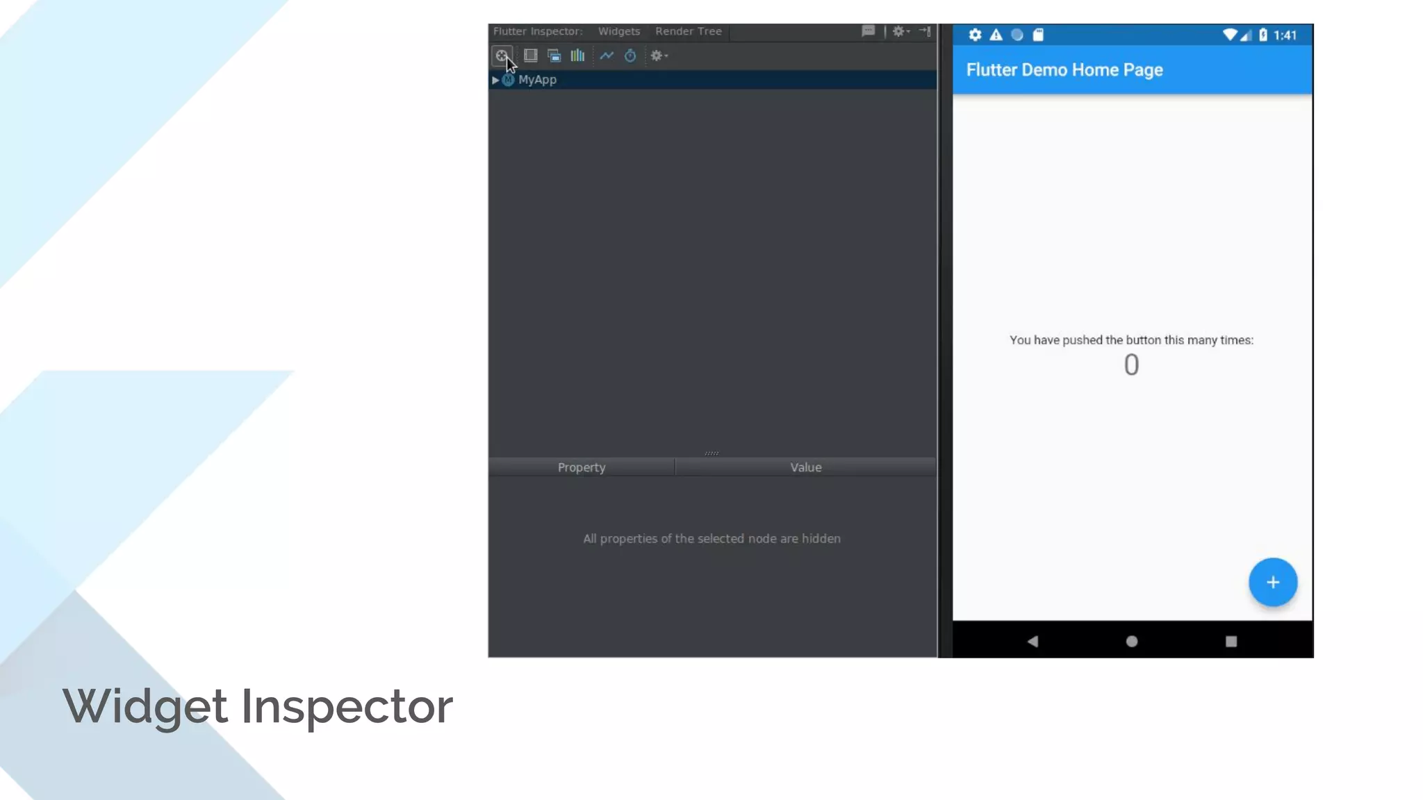 Widget Inspector
 