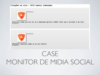 CASE
MONITOR DE MIDIA SOCIAL
 