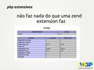 php extensions

     não faz nada do que uma zend
              extension faz
 