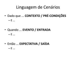 Desenvolvimento Ágil de Software com Qualidade Intrínseca