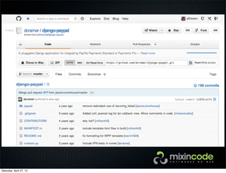 Saturday, April 27, 13
 