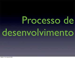 Desenvolvimento Ágil com SCRUM