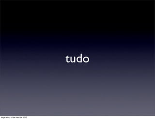 tudo



terça-feira, 18 de maio de 2010
 