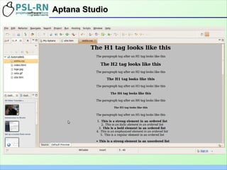 Aptana StudioAptana Studio
 
