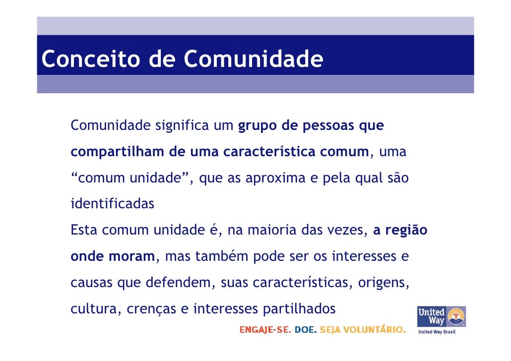 O Que é Desenvolvimento Comunitario O Que é Desenvolvimento Comunitario