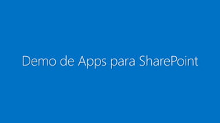 Demo de Apps para SharePoint