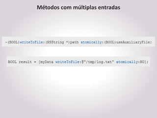 Métodos com múltiplas entradas
 