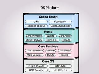 iOS Platform
 
