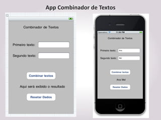 App Combinador de Textos
 