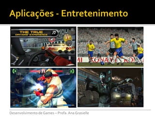 ___________________________________________________________________________
Desenvolvimento de Games – Profa. Ana Grasielle
 
