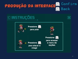 Produção da interface
15
 