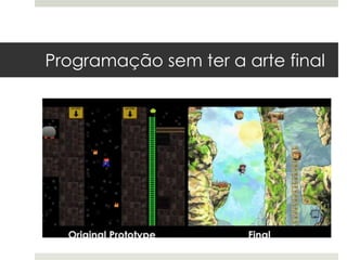 Programação sem ter a arte final
 