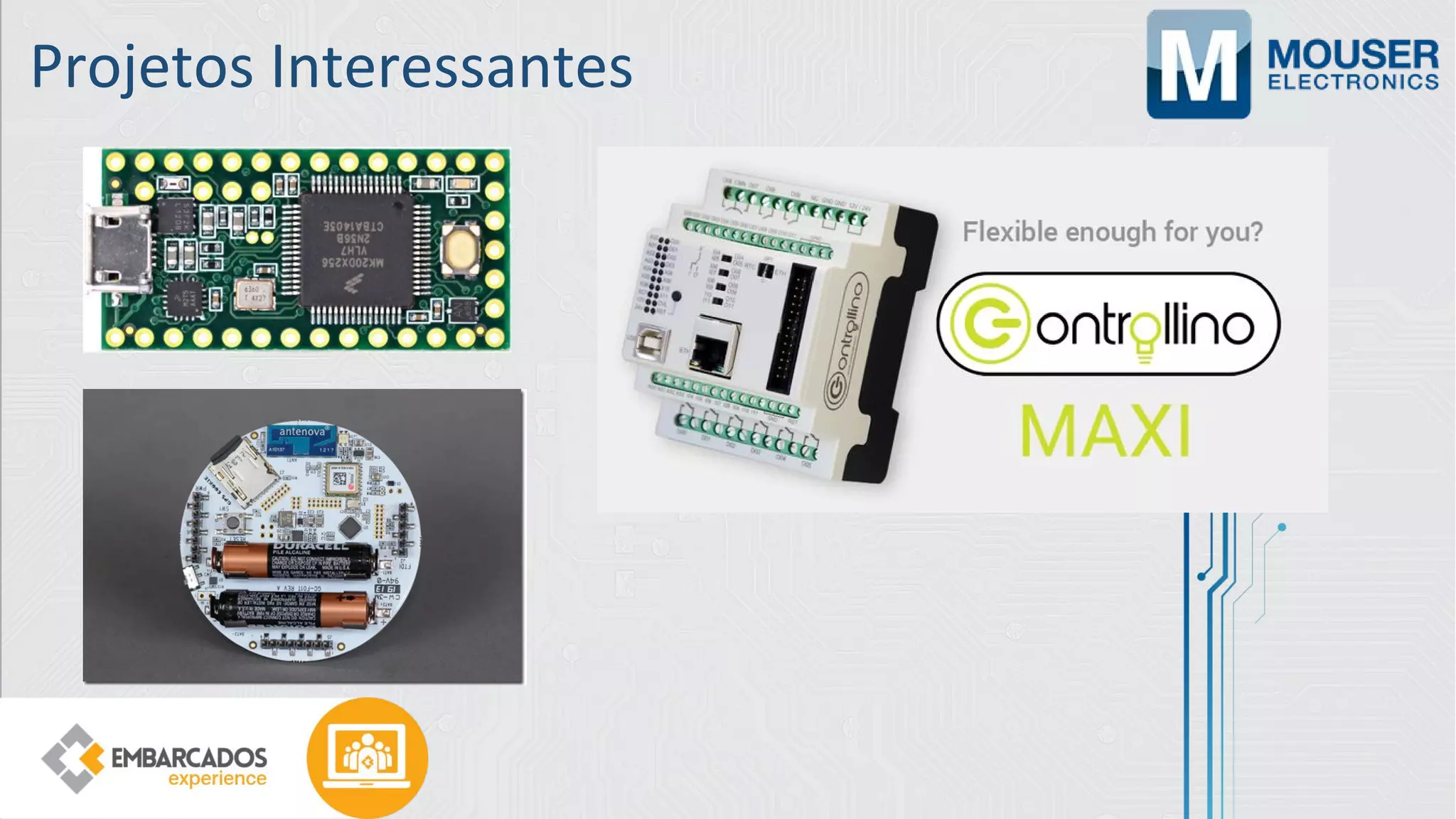 Projetos Interessantes
 