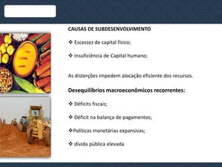 Altos índices de analfabetismo;