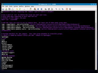 Desenvolvendo uma distribuição Linux - Projeto Fedora