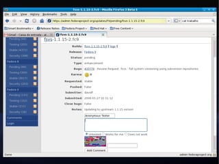 Desenvolvendo uma distribuição Linux - Projeto Fedora