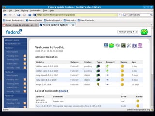 Desenvolvendo uma distribuição Linux - Projeto Fedora