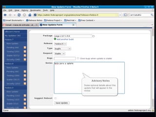 Desenvolvendo uma distribuição Linux - Projeto Fedora