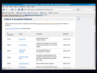 Desenvolvendo uma distribuição Linux - Projeto Fedora
