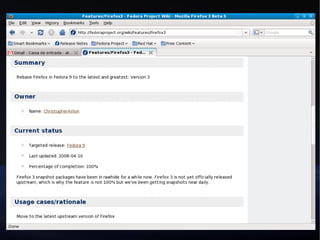 Desenvolvendo uma distribuição Linux - Projeto Fedora
