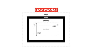 Box model
 