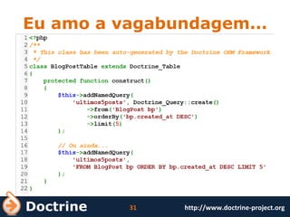 Eu amo a vagabundagem... 