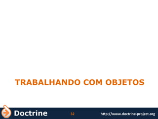 TRABALHANDO COM OBJETOS 