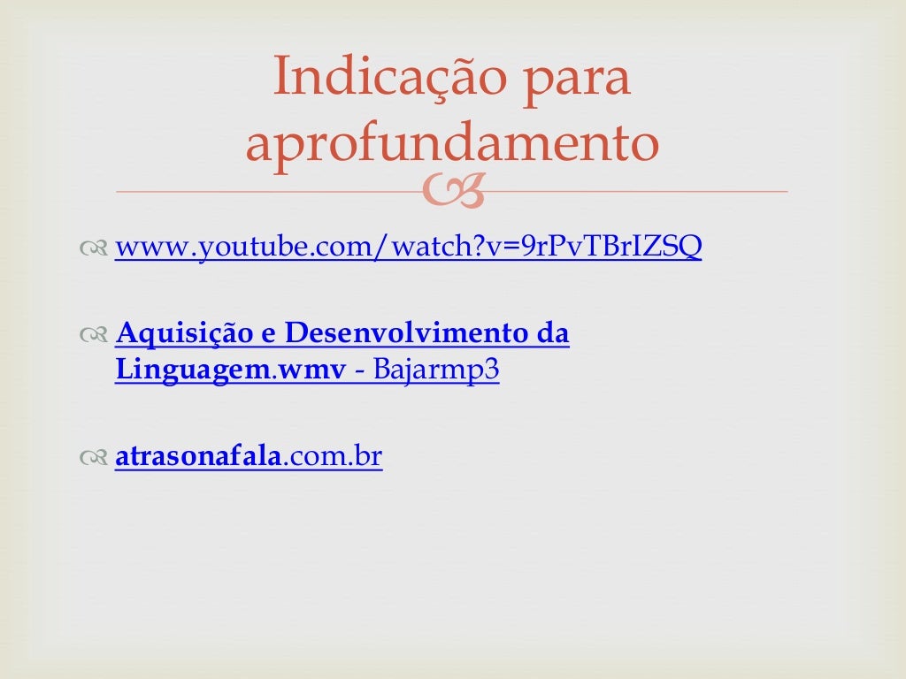 Desenvolvimento Infantil
