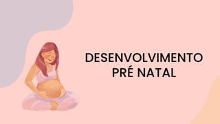 DESENVOLVIMENTO
PRÉ NATAL
 