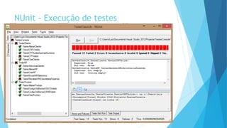 NUnit - Execução de testes
 