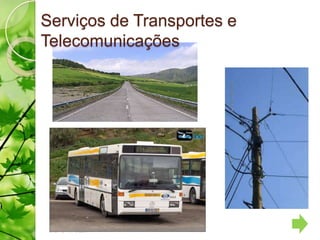 Serviços de Transportes e
Telecomunicações
 