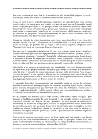 Desenvolvimento Spitz